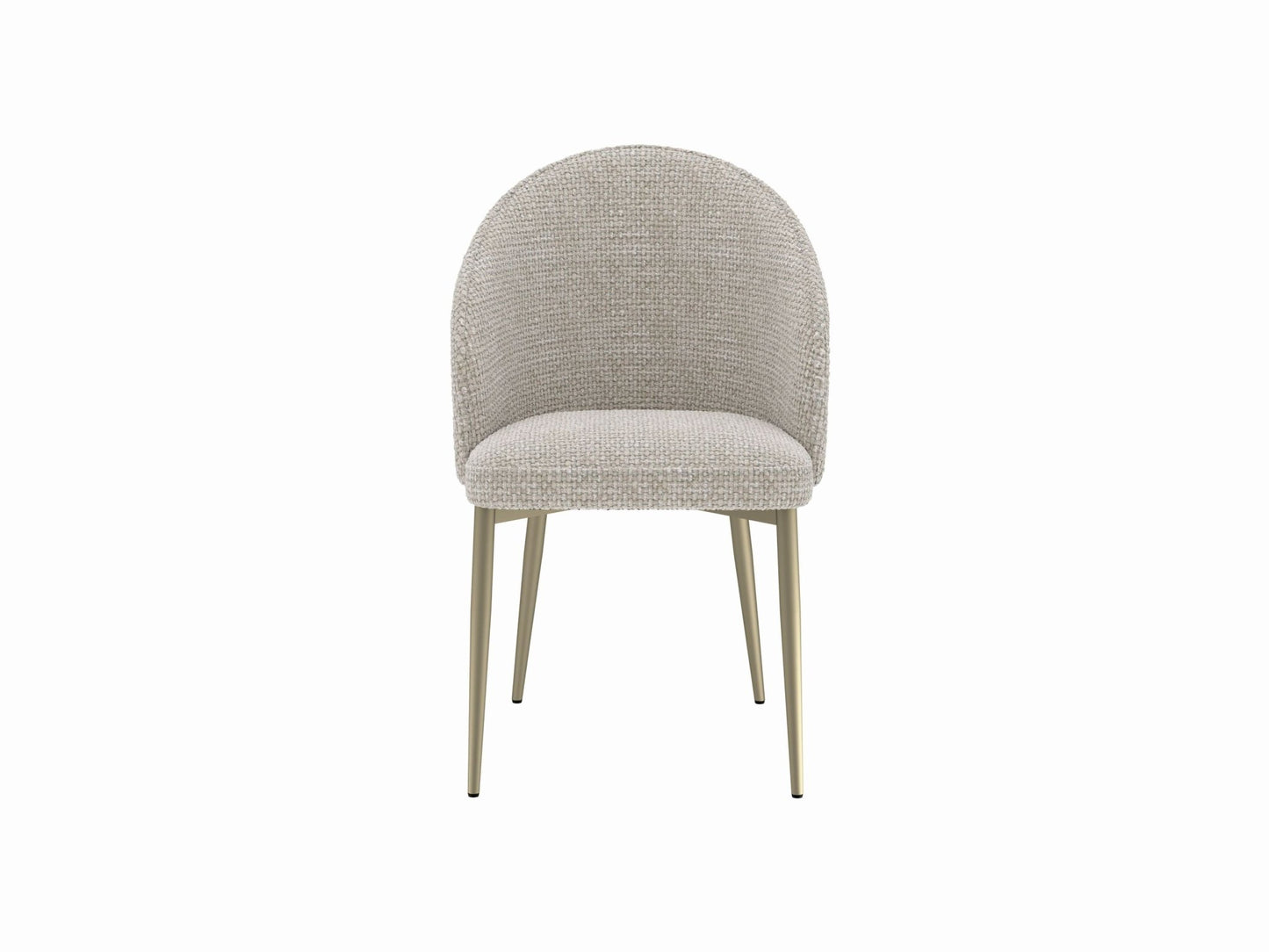 Cora Champagne Fabric Side Chair (Set of 2) - 1st Choice Furniture Direct
