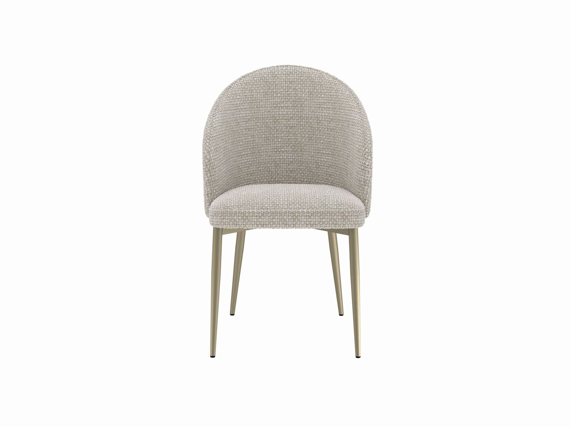Cora Champagne Fabric Side Chair (Set of 2) - 1st Choice Furniture Direct