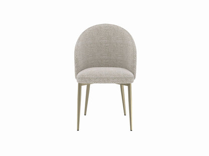 Cora Champagne Fabric Side Chair (Set of 2) - 1st Choice Furniture Direct