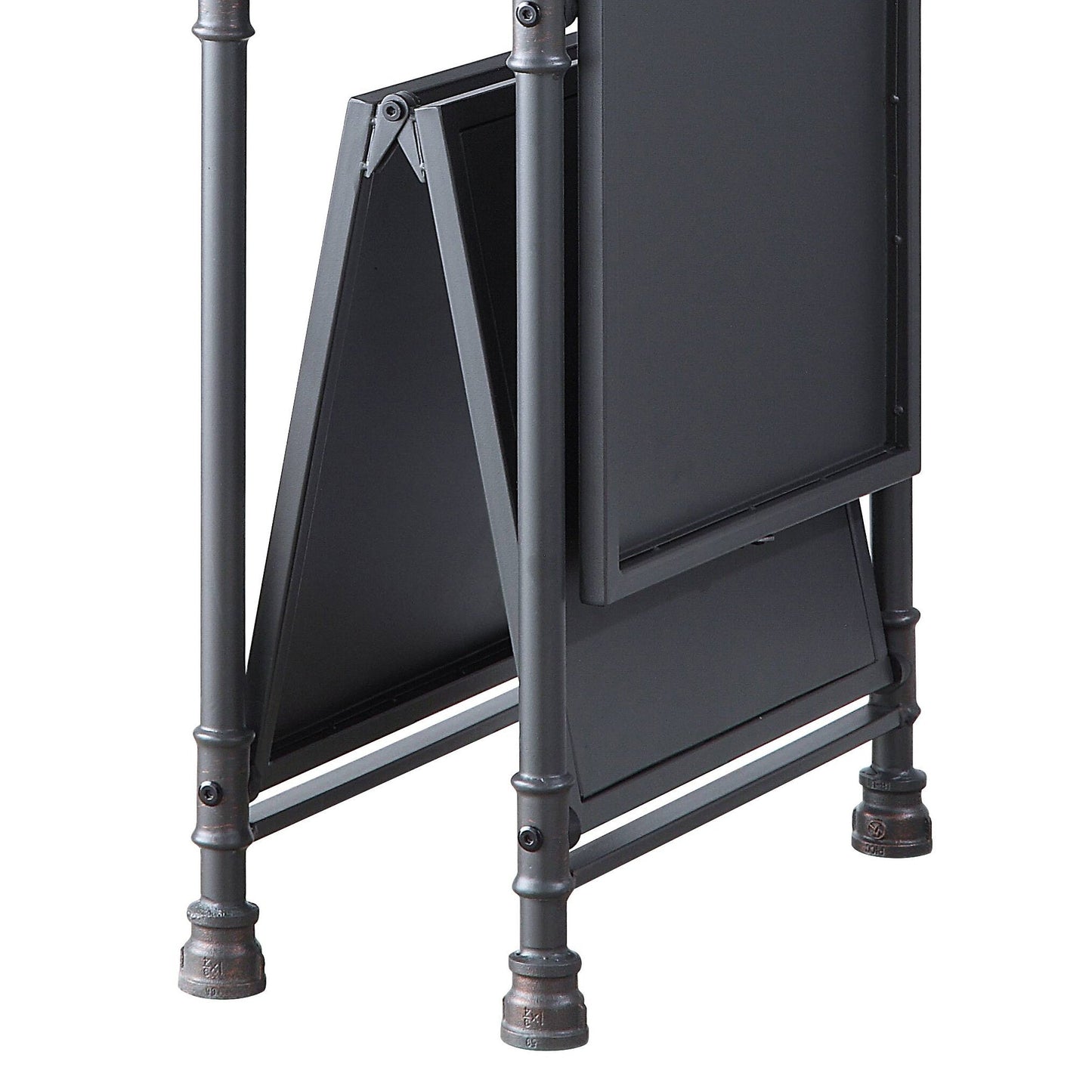 Cordelia Sandy Black, Dark Bronze Hand - Brushed Finish Console Table - 1st Choice Furniture Direct