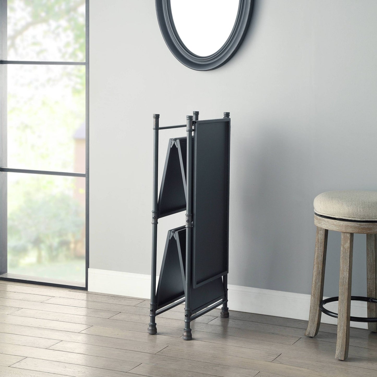 Cordelia Sandy Black, Dark Bronze Hand - Brushed Finish Console Table - 1st Choice Furniture Direct