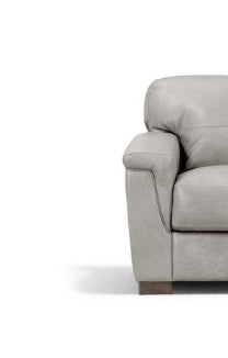 Cornelia Beige Leather Chair - 1st Choice Furniture Direct