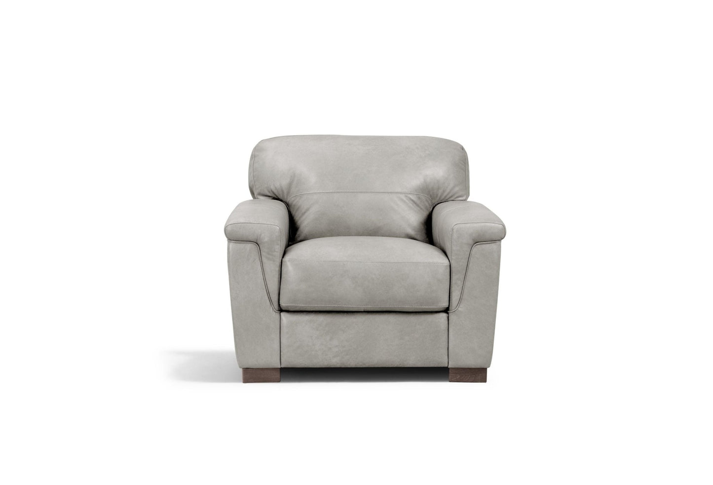 Cornelia Beige Leather Chair - 1st Choice Furniture Direct