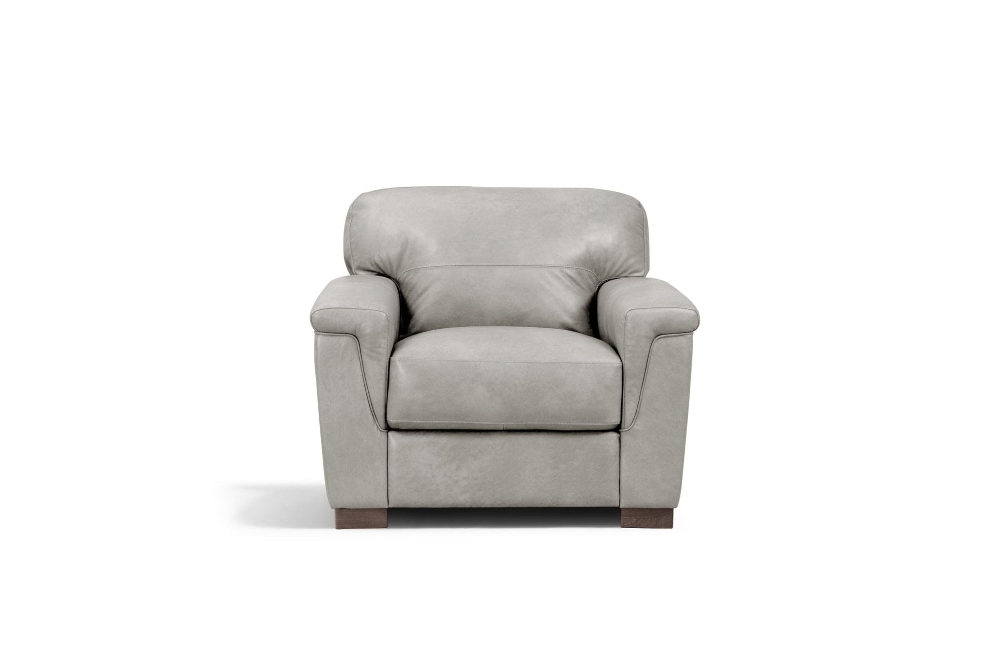 Cornelia Beige Leather Chair - 1st Choice Furniture Direct