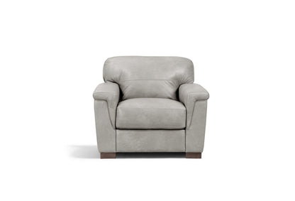Cornelia Beige Leather Chair - 1st Choice Furniture Direct