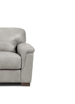 Cornelia Beige Leather Chair - 1st Choice Furniture Direct
