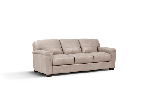 Cornelia Beige Leather Sofa - 1st Choice Furniture Direct
