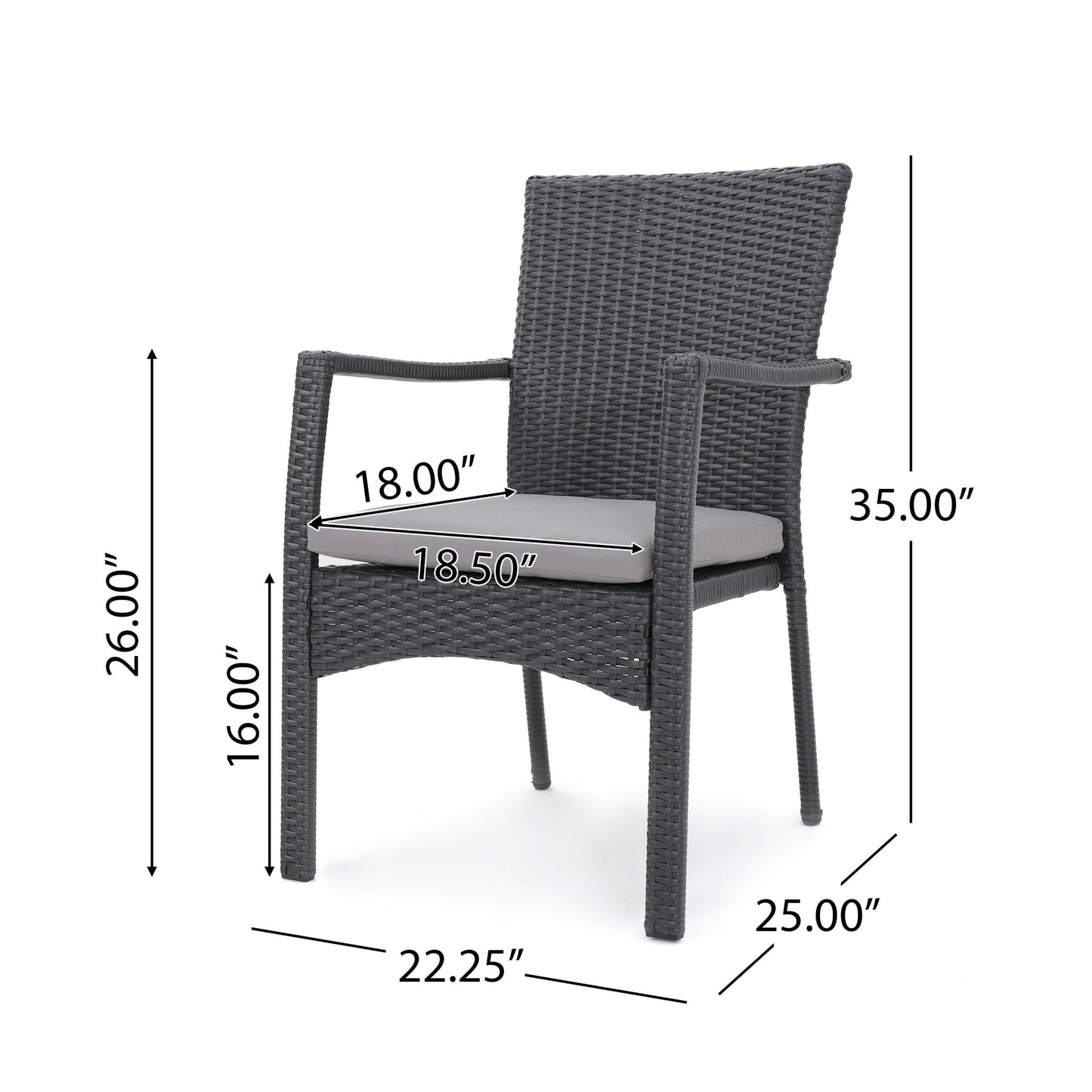 CORSICA KD DINING CHAIR - 1st Choice Furniture Direct