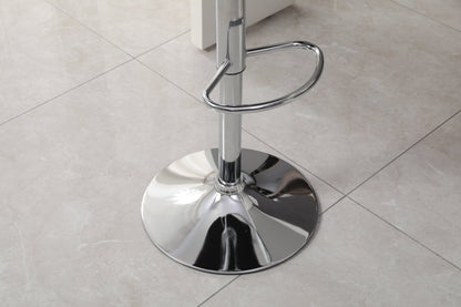 Counter Height Swivel Bar Stools Set of 2, 360° Swivel Upholstered Barstools with Back and Metal Legs, 25.6' Seat Height,Counter Stools for Kitchen Island and Pub,Linen Cloth,Grey - 1st Choice Furniture Direct