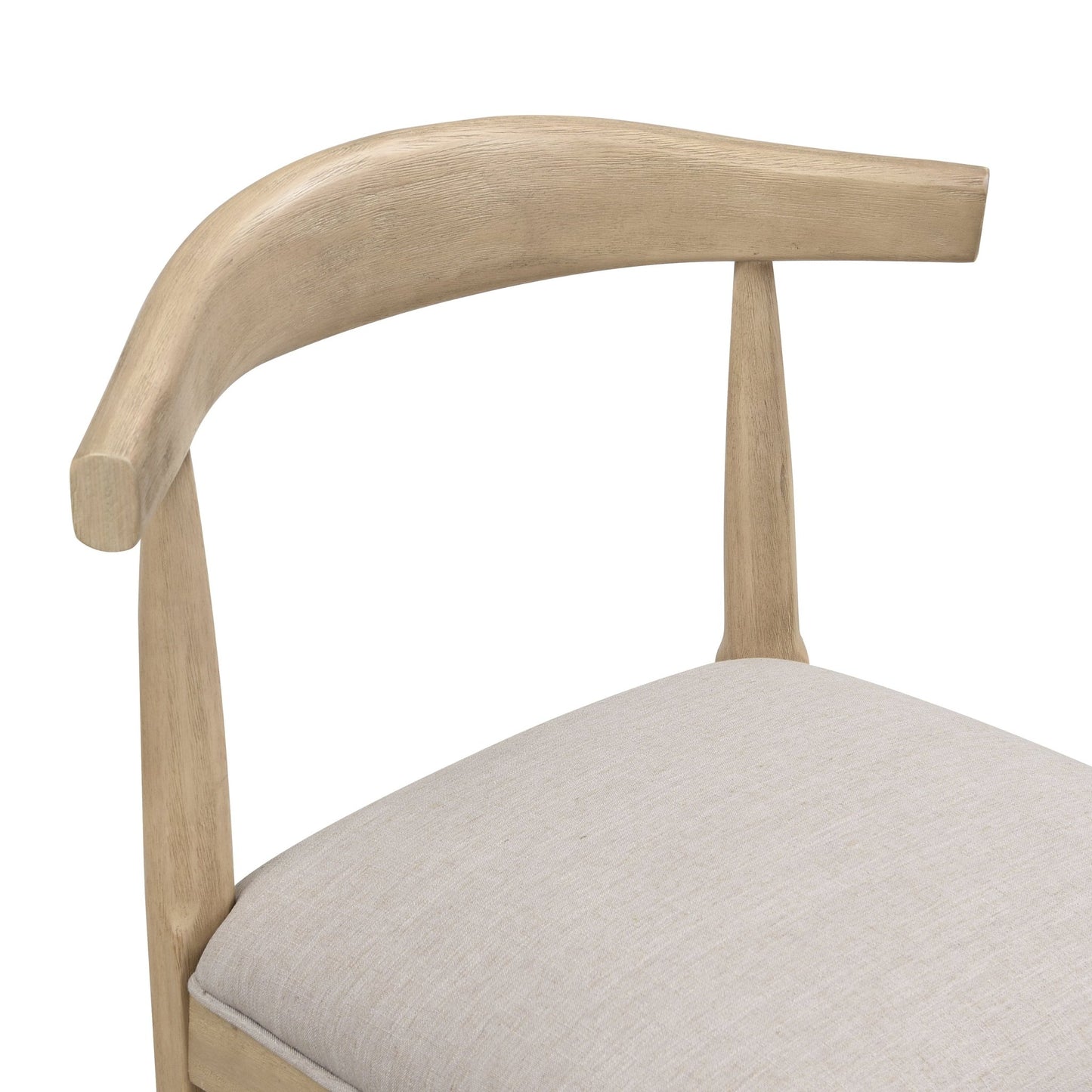 COUNTER STOOL IN PEBBLE FABRIC (SET OF 2) - 1st Choice Furniture Direct