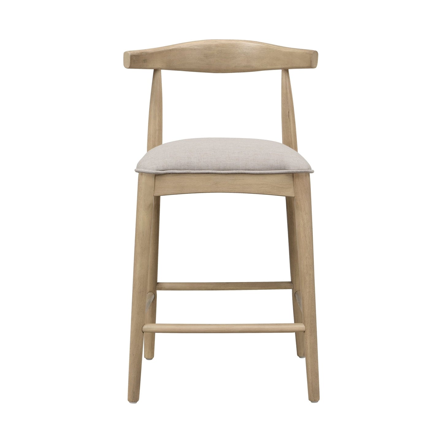 COUNTER STOOL IN PEBBLE FABRIC (SET OF 2) - 1st Choice Furniture Direct