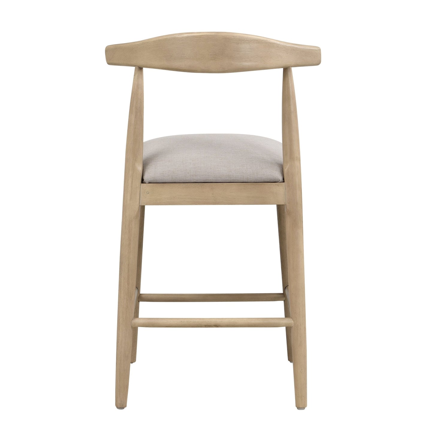 COUNTER STOOL IN PEBBLE FABRIC (SET OF 2) - 1st Choice Furniture Direct