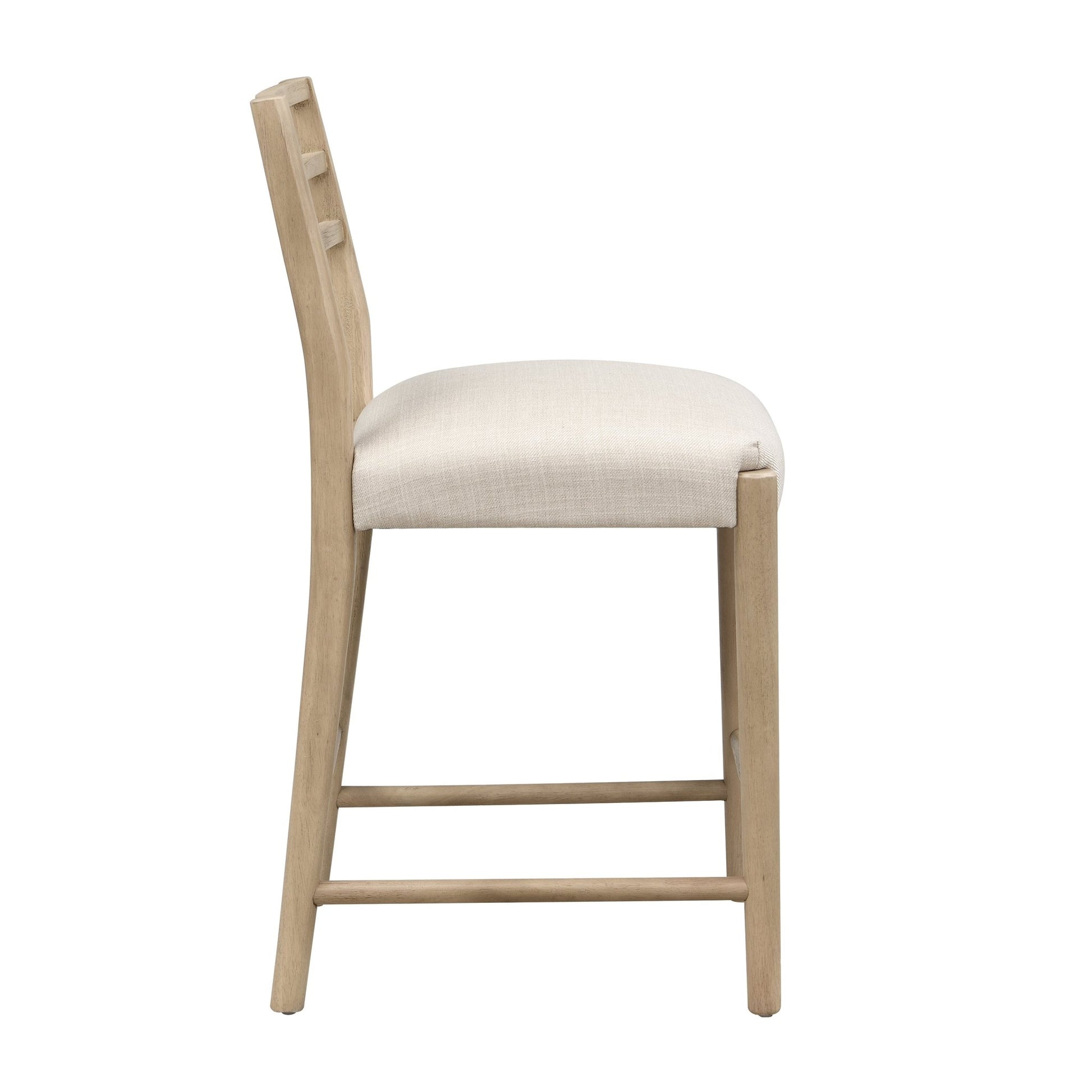 COUNTER STOOL WITH LADDER BACK (SET OF 2) - 1st Choice Furniture Direct