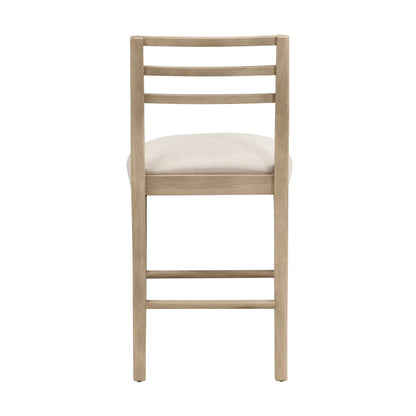 COUNTER STOOL WITH LADDER BACK (SET OF 2) - 1st Choice Furniture Direct