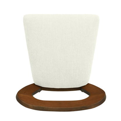 Counter Stool Without Arm(walnut+beige) Set of 2 - 1st Choice Furniture Direct