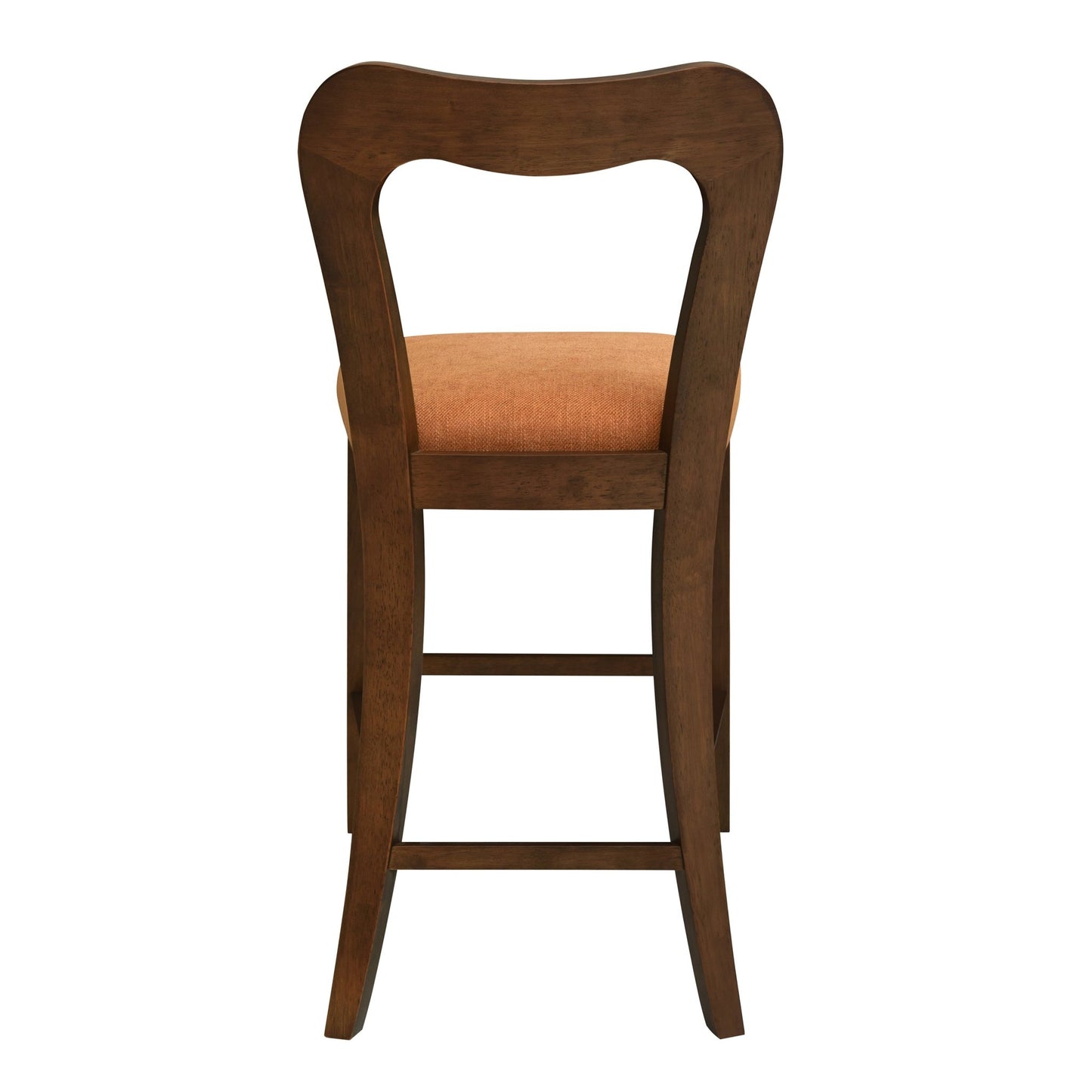 Counter Stool Without Arm(walnut+caramel) Set of 2 - 1st Choice Furniture Direct