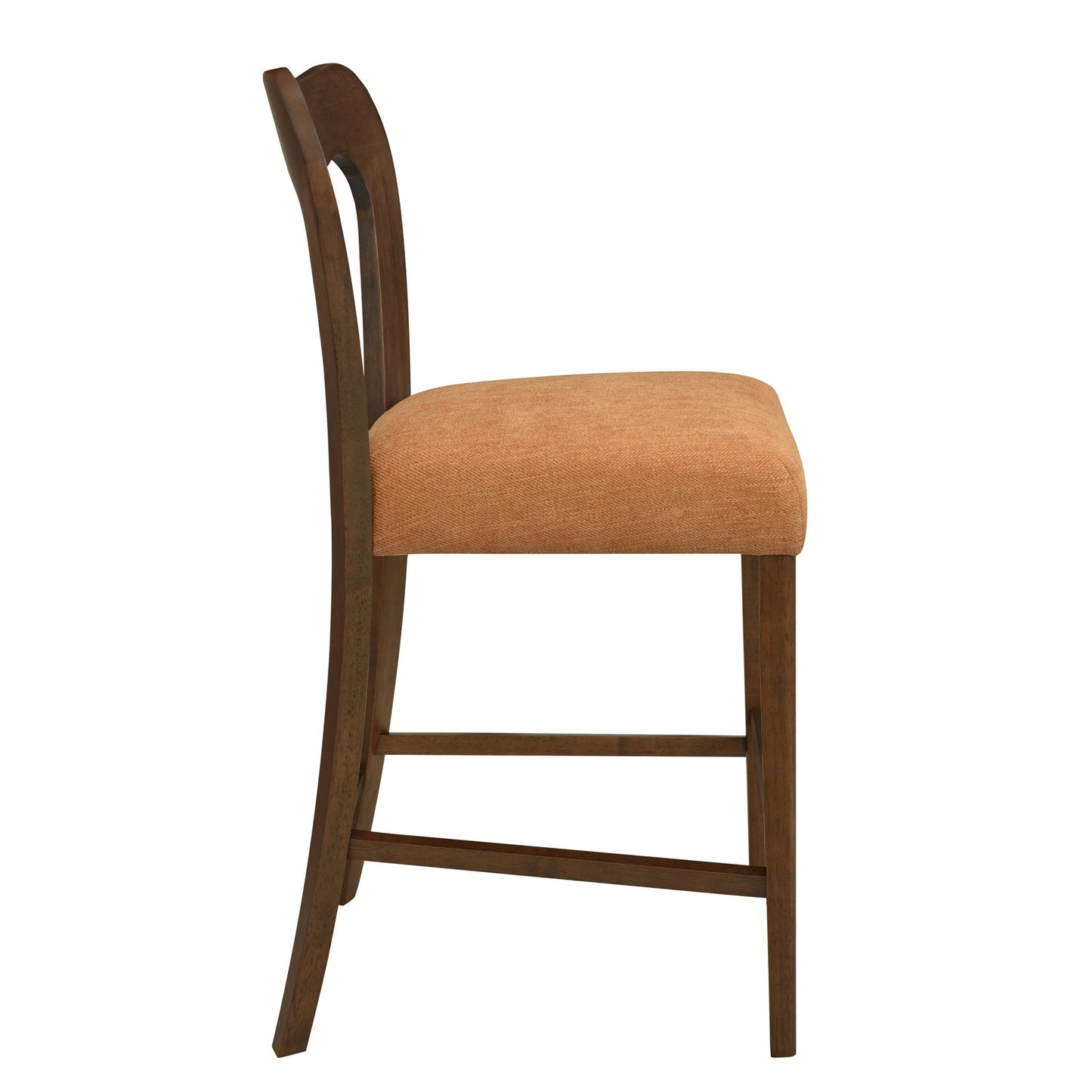 Counter Stool Without Arm(walnut+caramel) Set of 2 - 1st Choice Furniture Direct