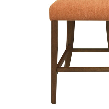 Counter Stool Without Arm(walnut+caramel) Set of 2 - 1st Choice Furniture Direct
