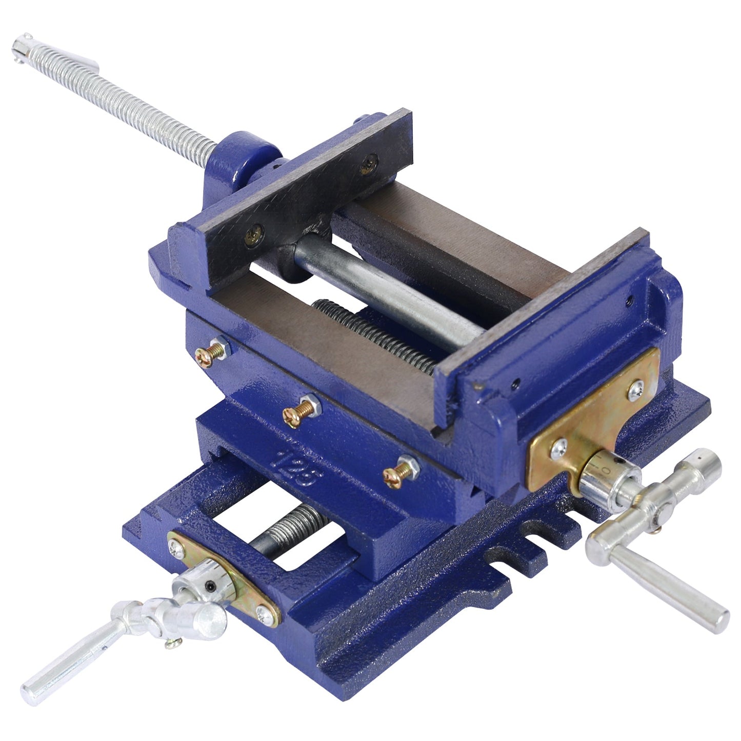 Cross slide vise, Drill Press Vise 5inch,drill press metal milling 2 way X - Y ,benchtop wood working clamp machine - 1st Choice Furniture Direct
