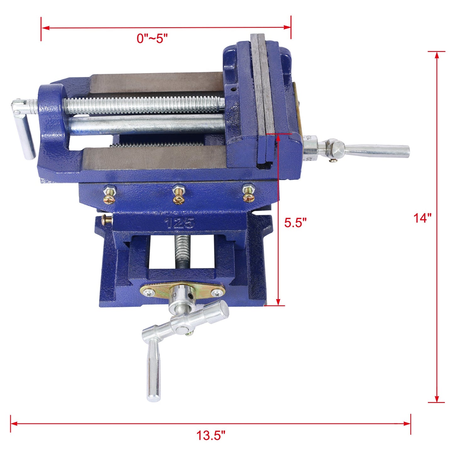 Cross slide vise, Drill Press Vise 5inch,drill press metal milling 2 way X - Y ,benchtop wood working clamp machine - 1st Choice Furniture Direct