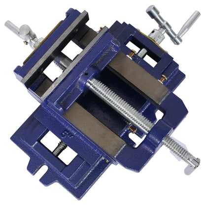 Cross slide vise, Drill Press Vise 5inch,drill press metal milling 2 way X - Y ,benchtop wood working clamp machine - 1st Choice Furniture Direct