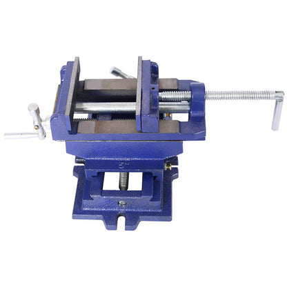 Cross slide vise, Drill Press Vise 5inch,drill press metal milling 2 way X - Y ,benchtop wood working clamp machine - 1st Choice Furniture Direct