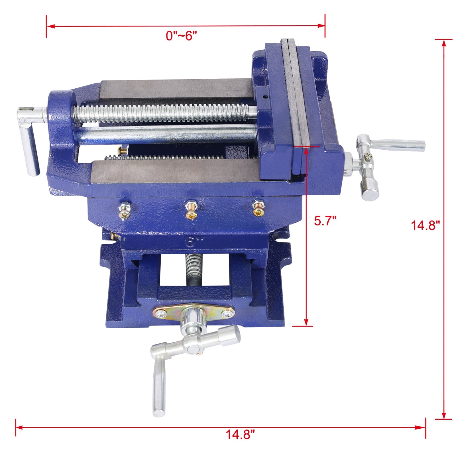 Cross slide vise, Drill Press Vise 6inch,drill press metal milling 2 way X - Y ,benchtop wood working clamp machine - 1st Choice Furniture Direct