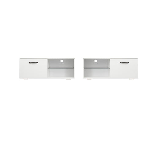 1st Choice Modern Elegant TV Cabinet with LED light in White