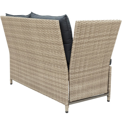 1st Choice 4-Piece All Weather Reclinable Chaise Lounge for Ultimate Comfort
