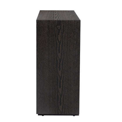 1st Choice Modern Wood Storage Cabinet with Three Tempered Glass Doors