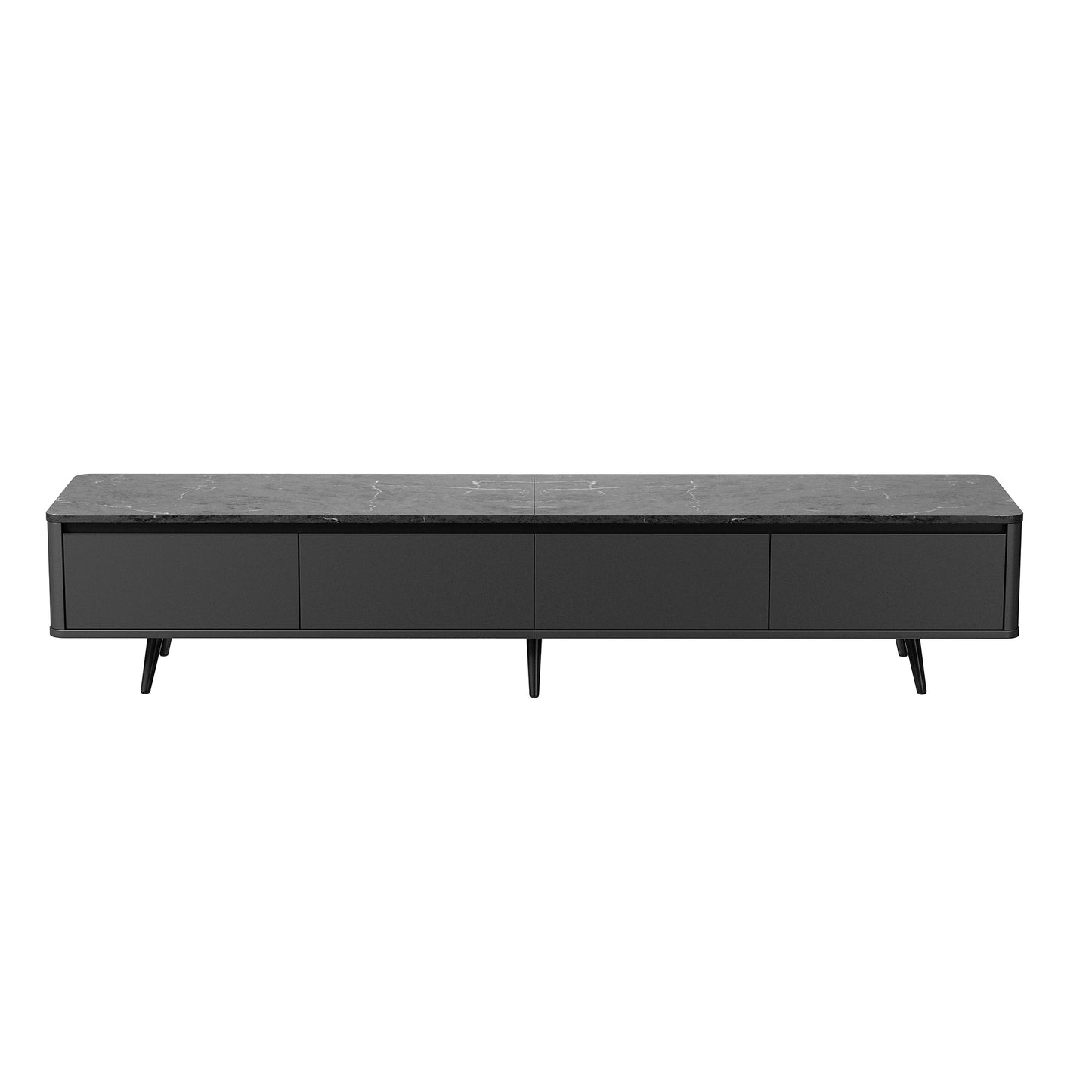 1st Choice Elegant Marble Textured TV Stand - Sleek & Durable