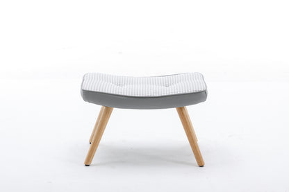 1st Choice Wooden Step Ottoman Wooden Stool Square Cushion