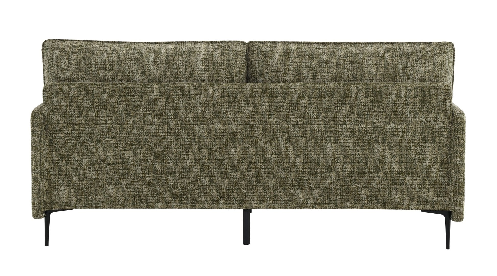 Dalton Green Fabric Sofa w/2 Pillows (Compressed Cushion) - 1st Choice Furniture Direct