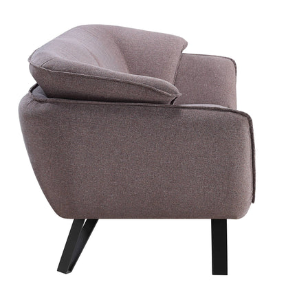Dalya Gray Linen Sofa - 1st Choice Furniture Direct