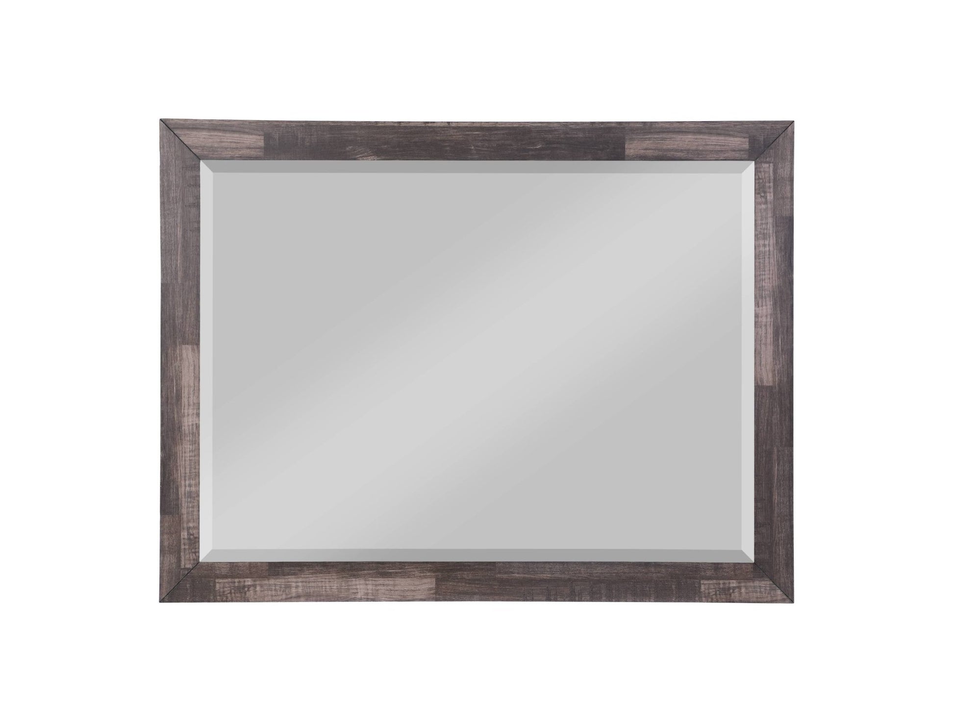 Dark Cherry Beveled Wall Mirror | Traditional Bedroom Mirror - 1st Choice Furniture Direct
