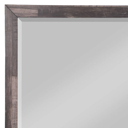 Dark Cherry Beveled Wall Mirror | Traditional Bedroom Mirror - 1st Choice Furniture Direct