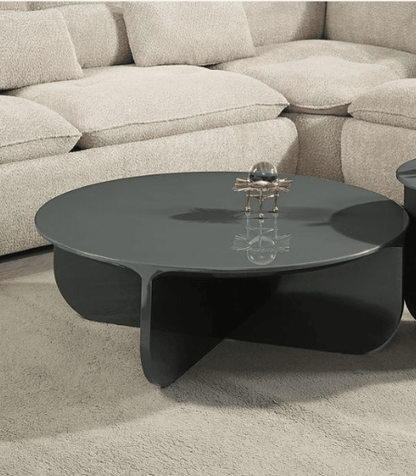 Dark Green Round Coffee Table - 1st Choice Furniture Direct