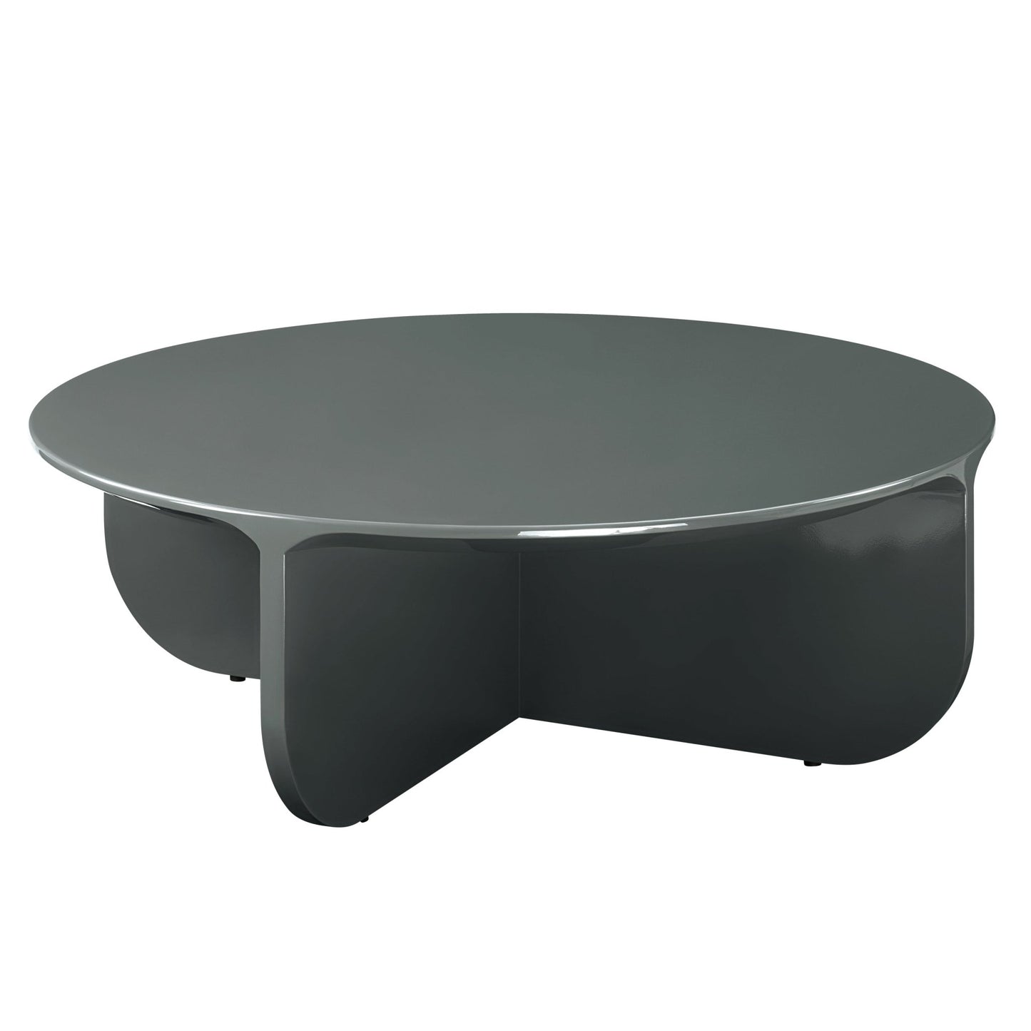 Dark Green Round Coffee Table - 1st Choice Furniture Direct