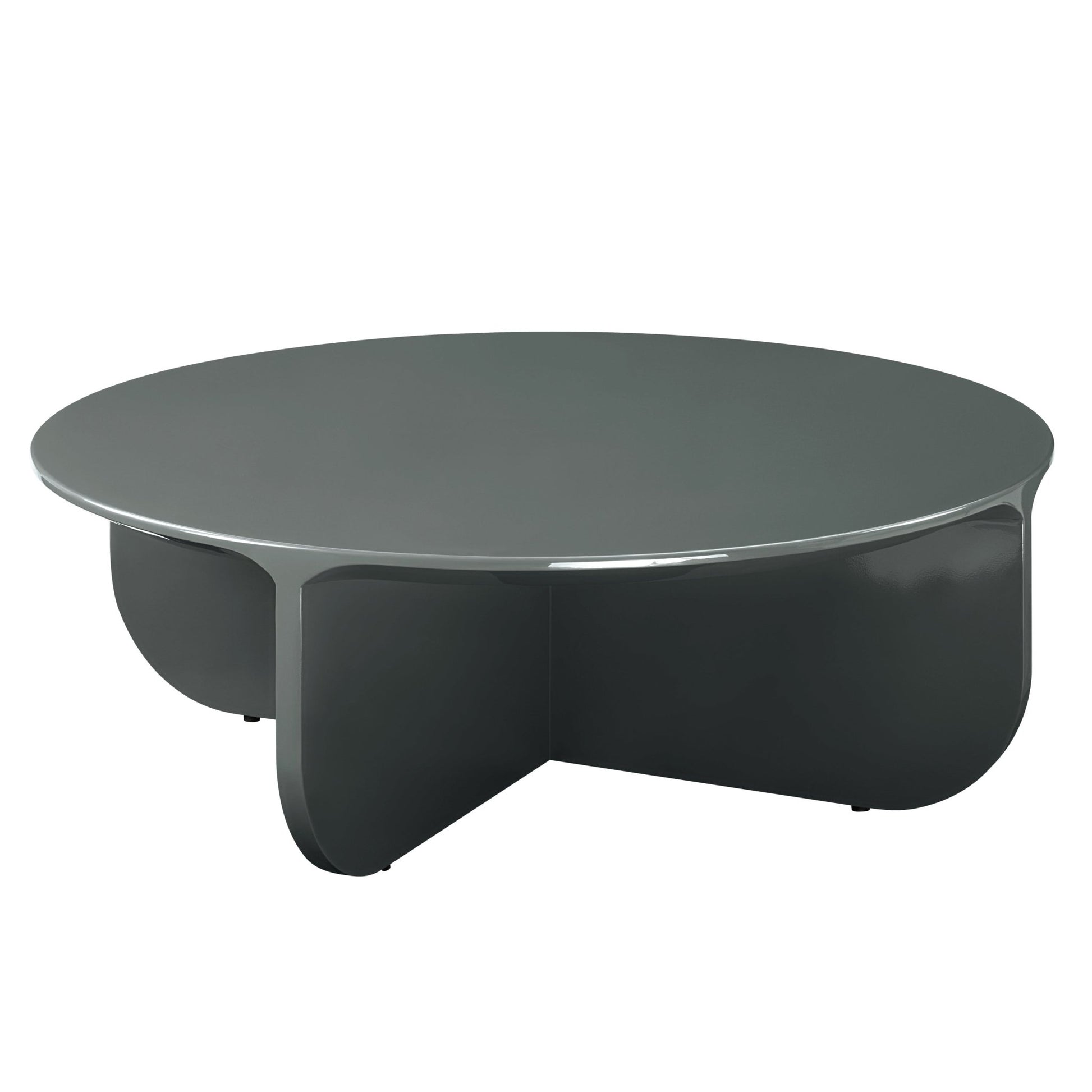 Dark Green Round Coffee Table - 1st Choice Furniture Direct