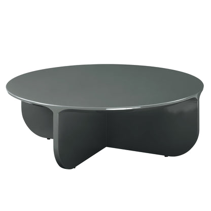 Dark Green Round Coffee Table - 1st Choice Furniture Direct