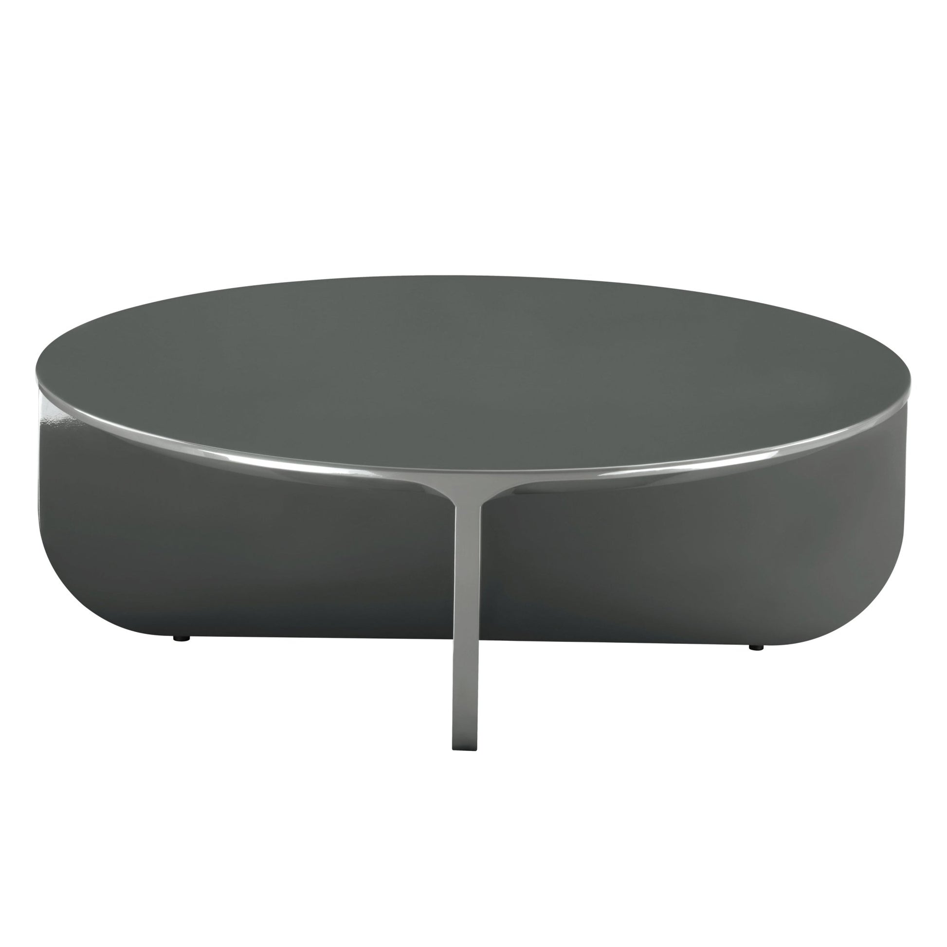 Dark Green Round Coffee Table - 1st Choice Furniture Direct
