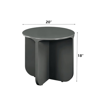 Dark Green Round End Table - 1st Choice Furniture Direct