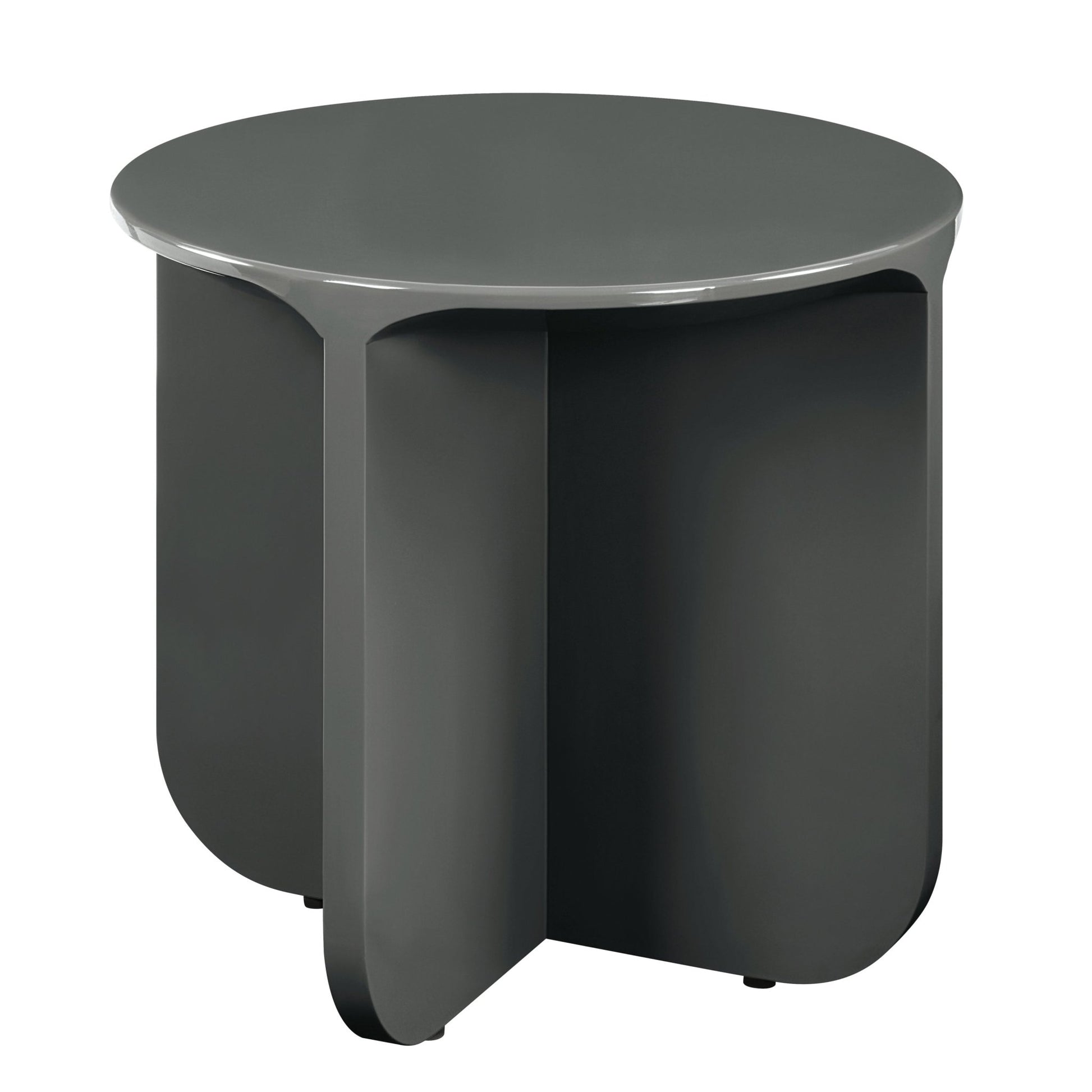 Dark Green Round End Table - 1st Choice Furniture Direct
