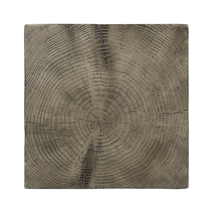 Dark Oak Fiber Cement Accent End Table - 1st Choice Furniture Direct