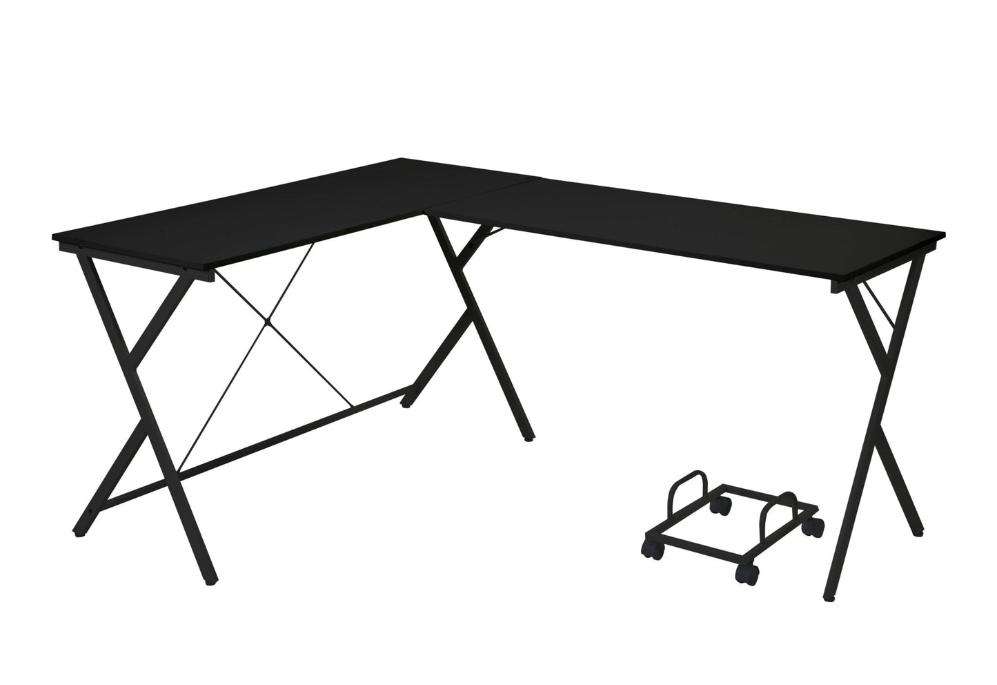 Dazenus Black Finish Computer Desk - 1st Choice Furniture Direct