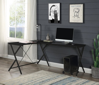 Dazenus Black Finish Computer Desk - 1st Choice Furniture Direct