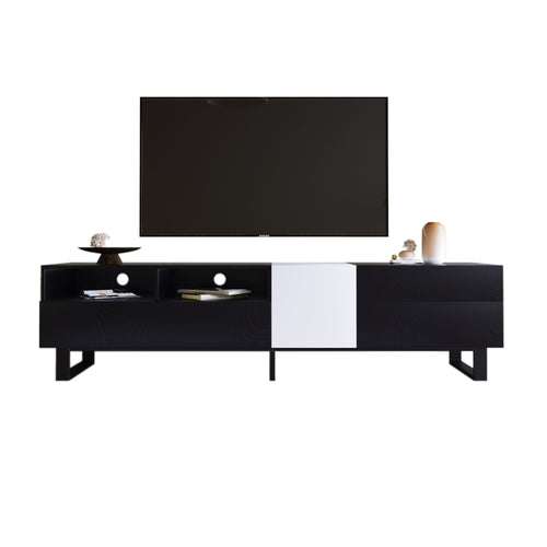 1st Choice Modern TV Stand Table for 80" with Double Storage Space