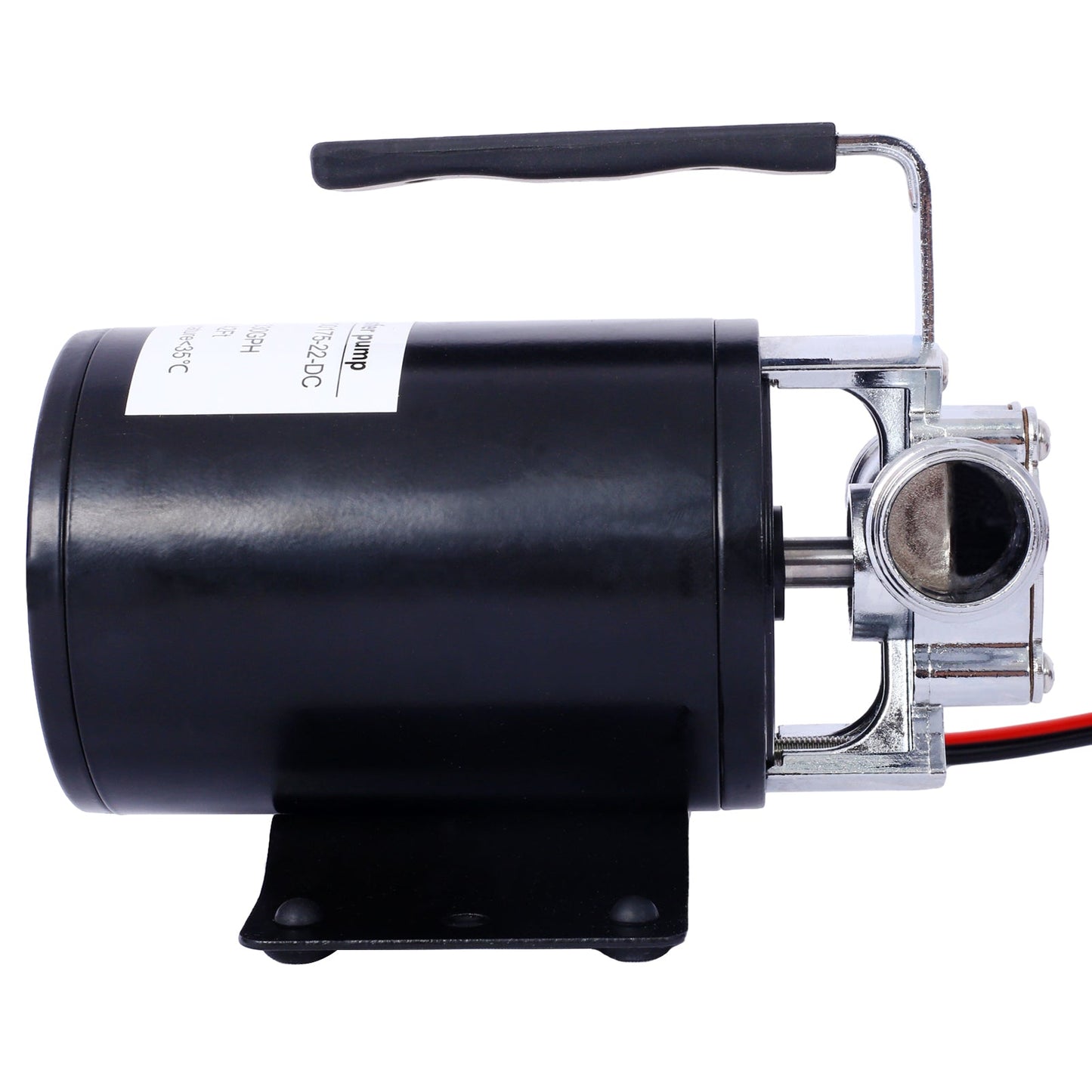 DC 12 - Volt 1/10HP 330GPH Battery Powered Mini Portable Electric Utility Sump Transfer Water Pump with Water Hose Kit Black - 1st Choice Furniture Direct