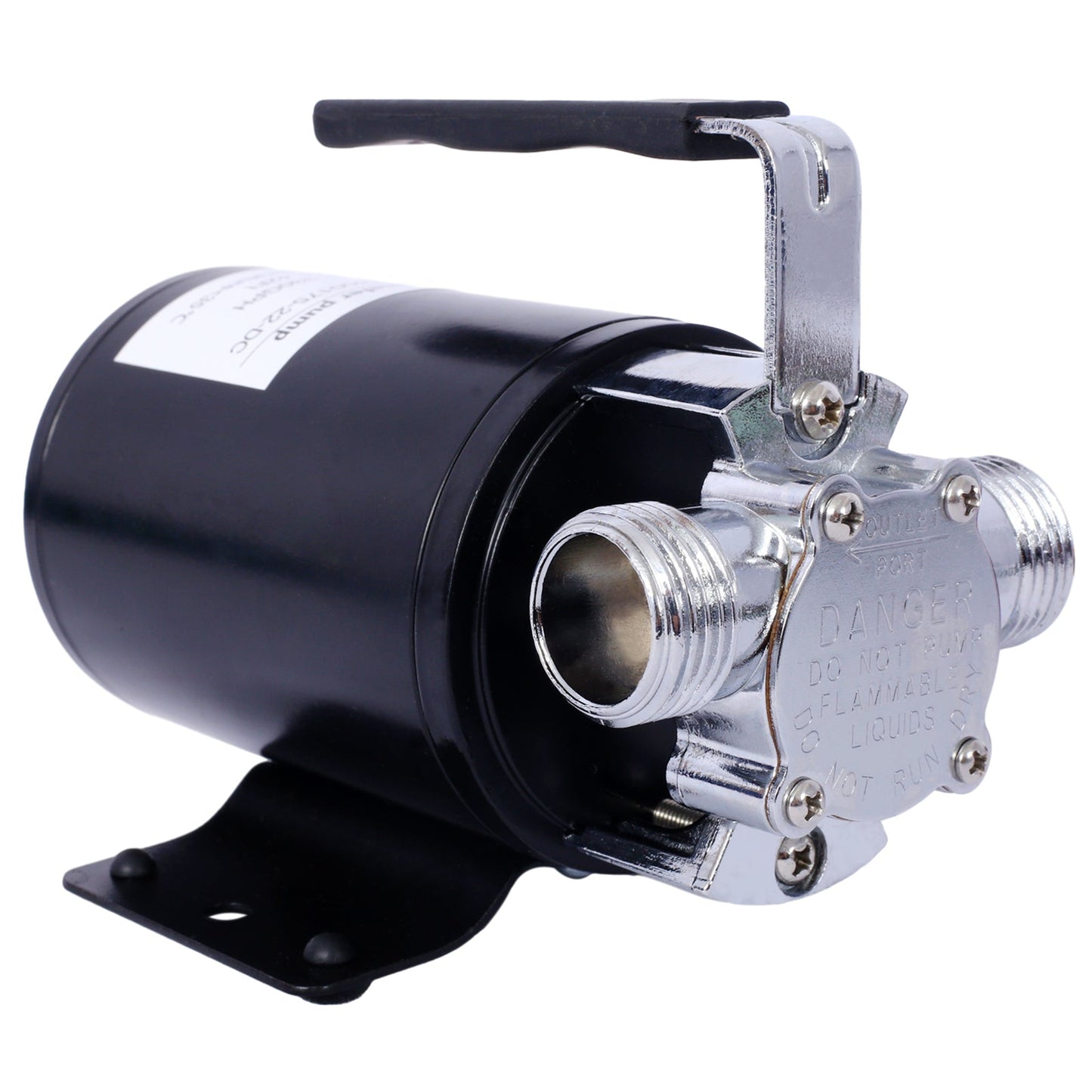 DC 12 - Volt 1/10HP 330GPH Battery Powered Mini Portable Electric Utility Sump Transfer Water Pump with Water Hose Kit Black - 1st Choice Furniture Direct