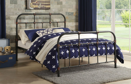 Nicipolis Sandy Gray Finish Full Bed